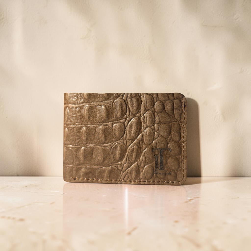 T-Wallet Croco leather