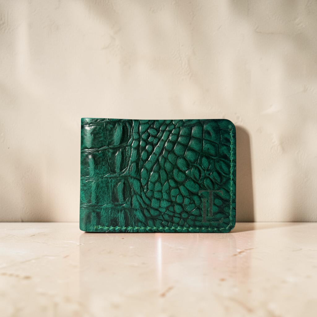 T-Wallet Croco leather