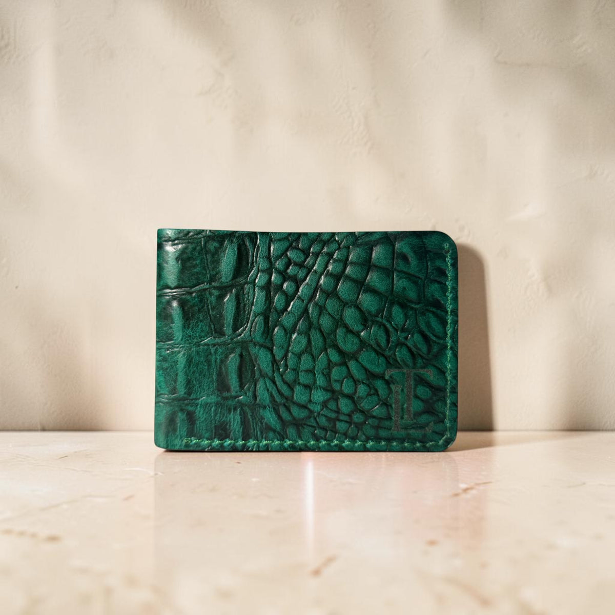 T-Wallet Croco leather